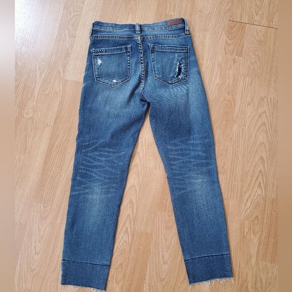 Blank NYC Mid-Rise Skinny Distressed Jeans sz 26x24 - Picture 5 of 12